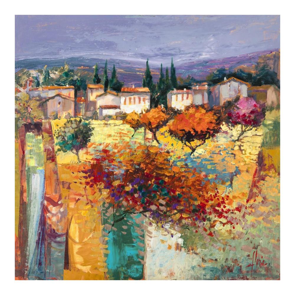 Estate italiana-Paper Art-20"x20"