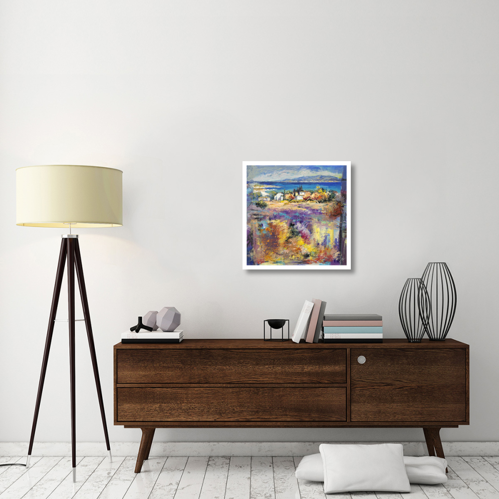 Costa mediterranea-Paper Art-26&quotx26"