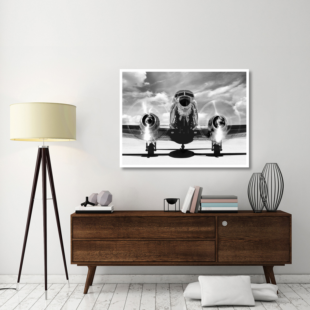 Airplaine taking off-Paper Art-50&quotx38"