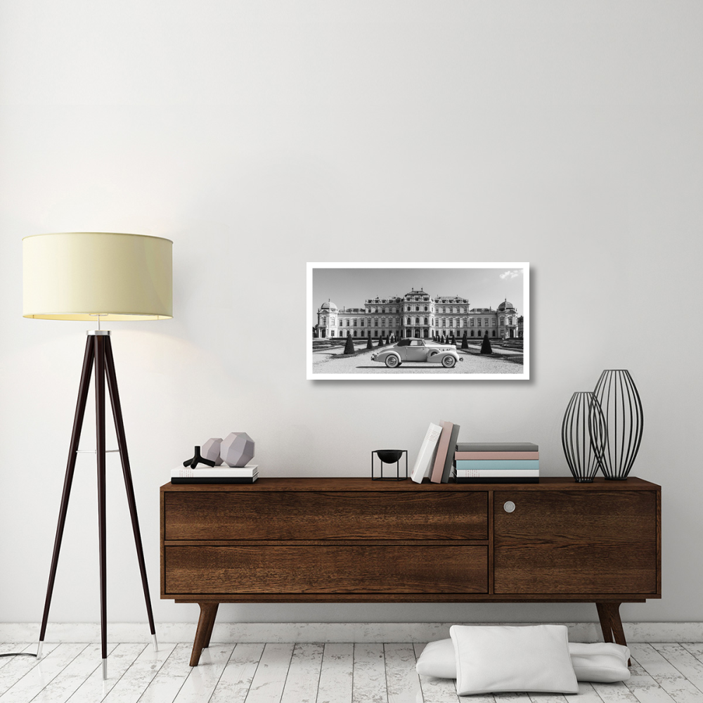 At Belvedere Palace, Vienna-Paper Art-38&quotx20"