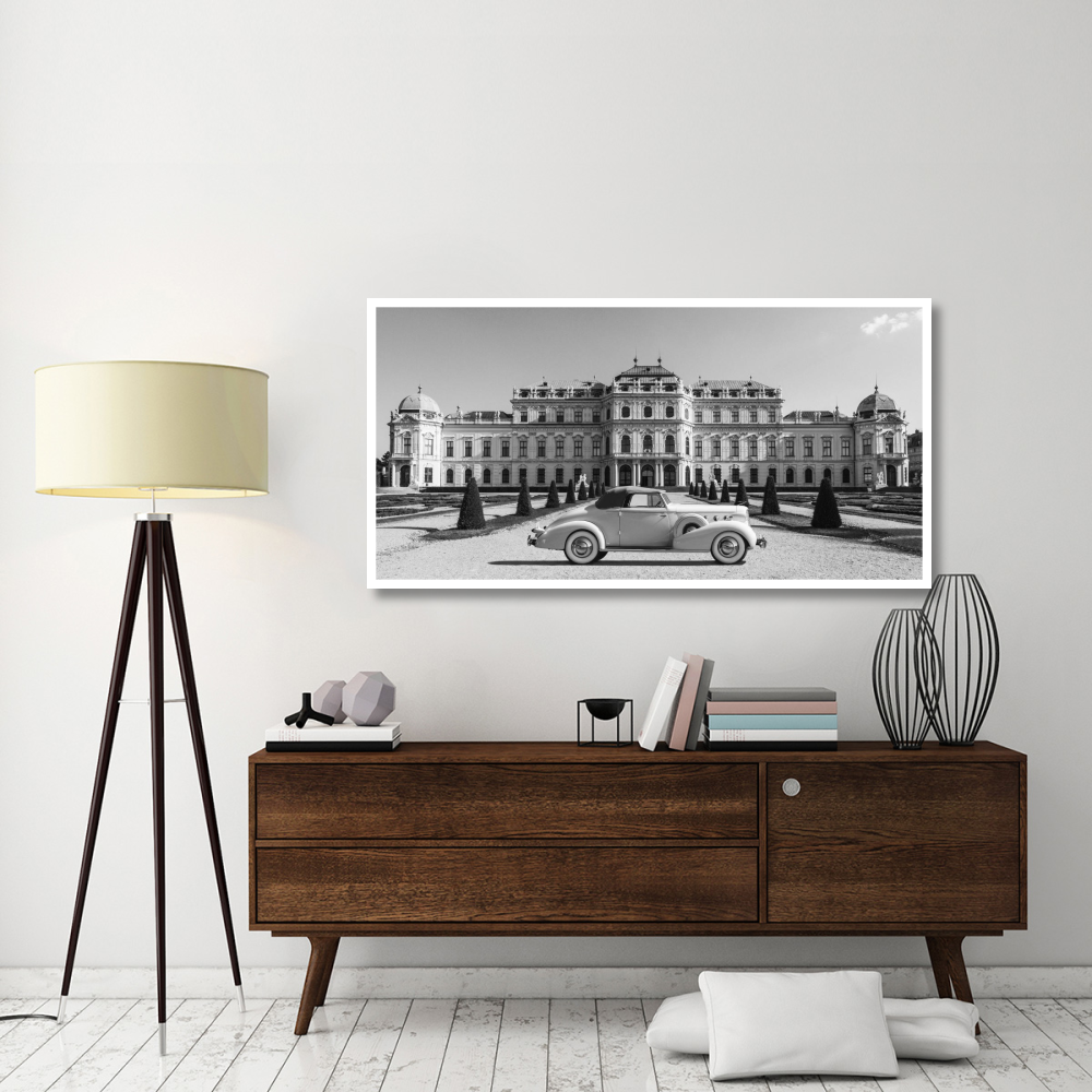 At Belvedere Palace, Vienna-Paper Art-62&quotx32"