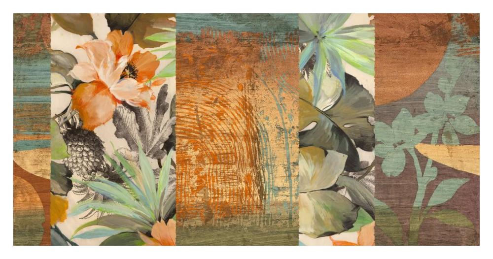 Jungle I-Paper Art-38"x20"