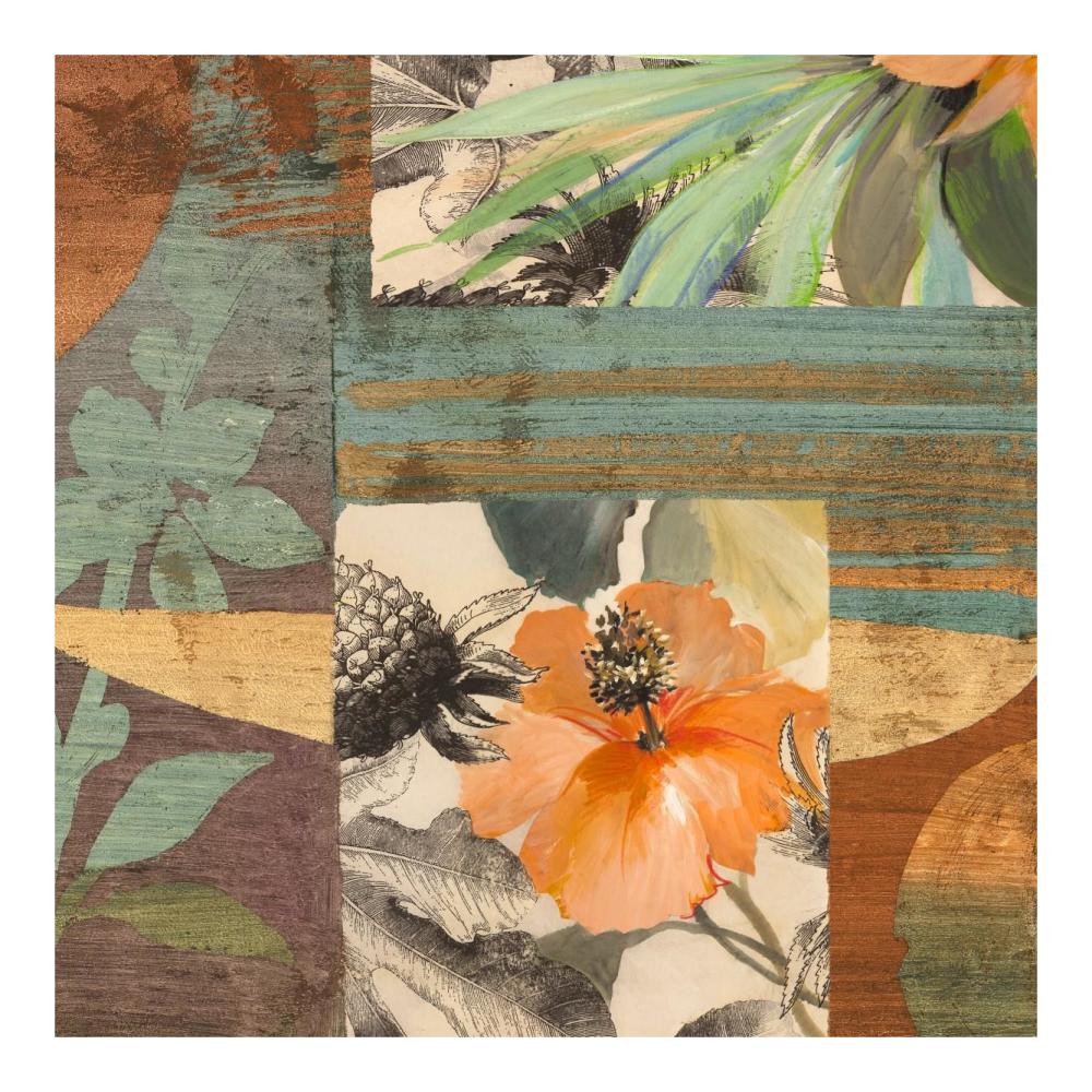 Jungle IV-Paper Art-20"x20"