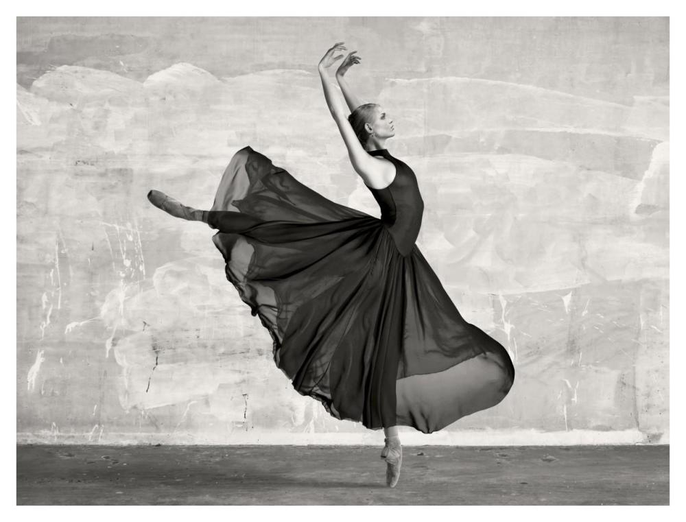 Ballerina Dancing-Paper Art-42"x32"