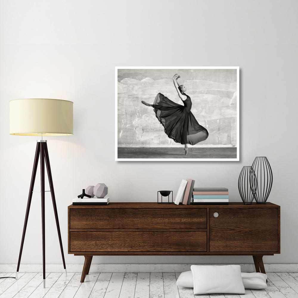 Ballerina Dancing-Paper Art-50&quotx38"