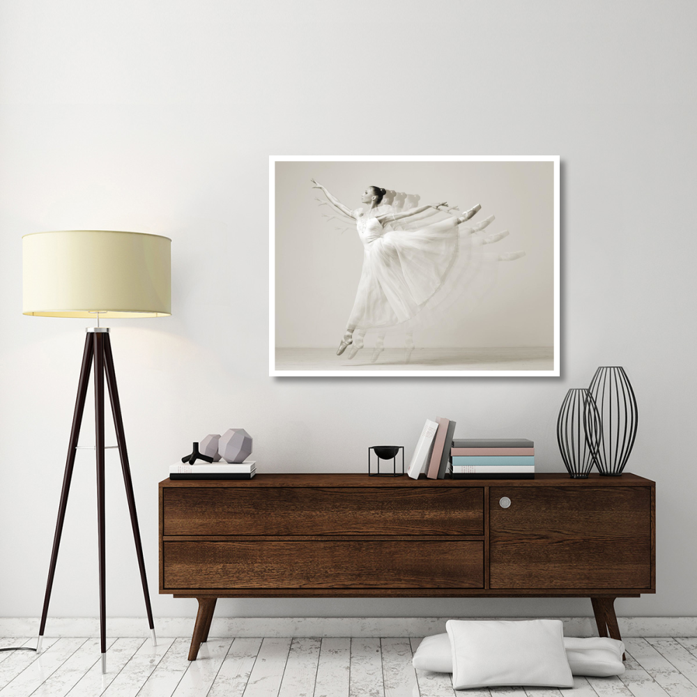 Leaping Beauty-Paper Art-50&quotx38"