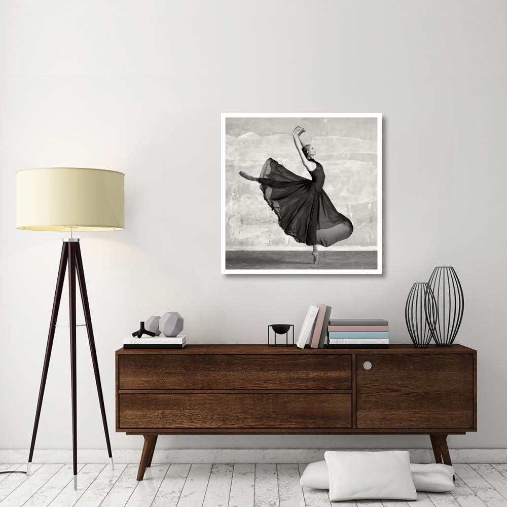 Ballerina Dancing (detail)-Paper Art-38&quotx38"