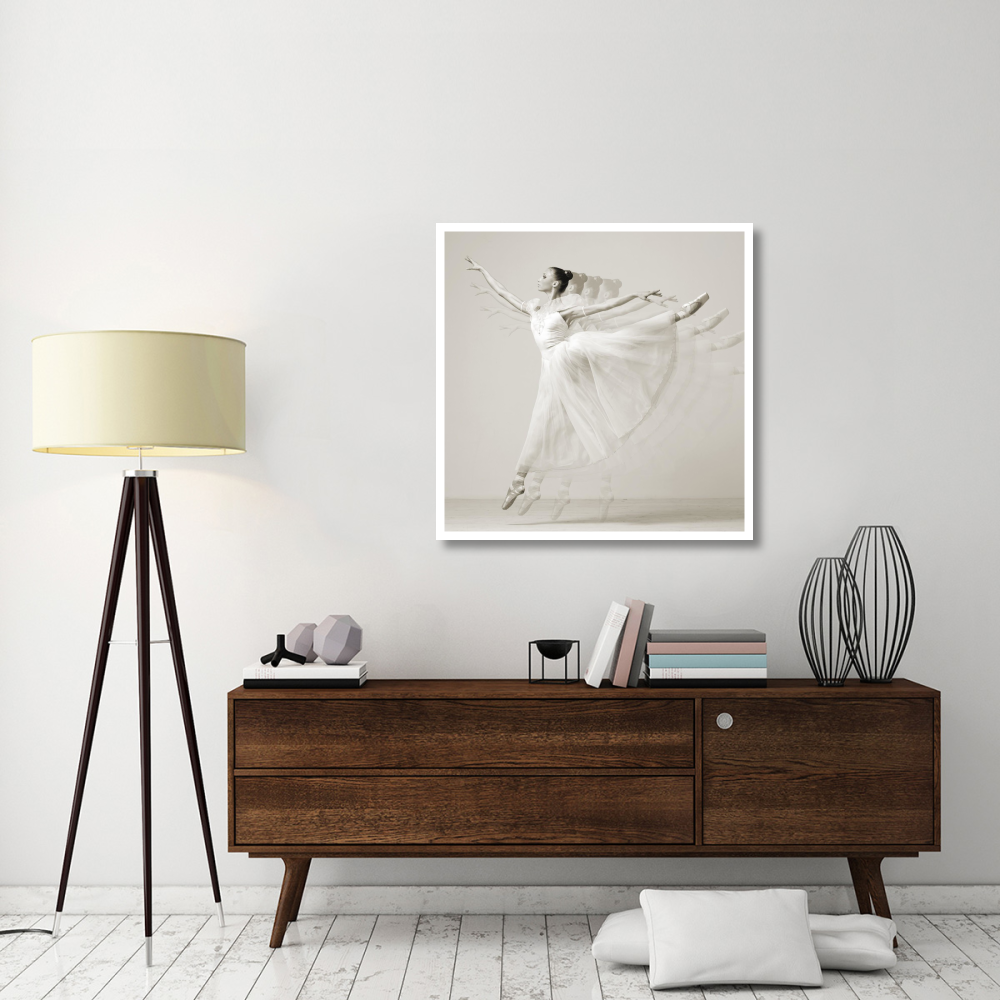 Leaping Beauty (detail)-Paper Art-38&quotx38"