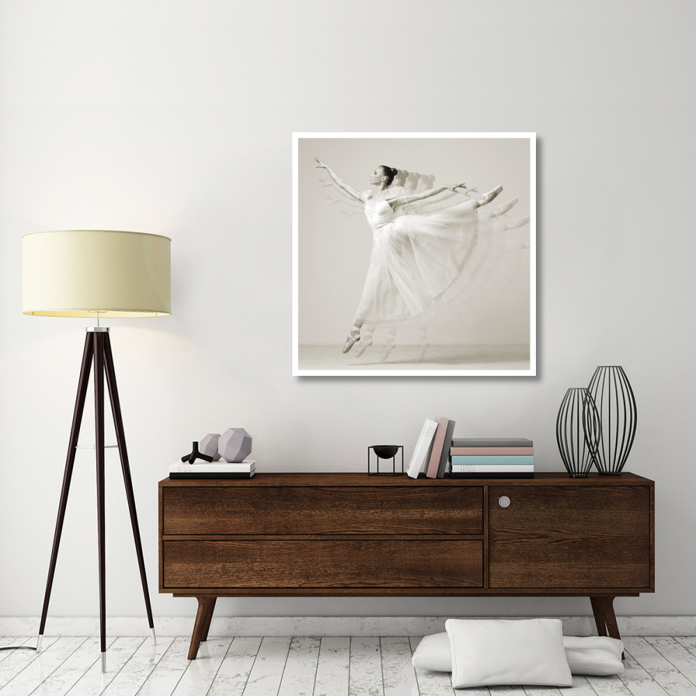 Leaping Beauty (detail)-Paper Art-42&quotx42"
