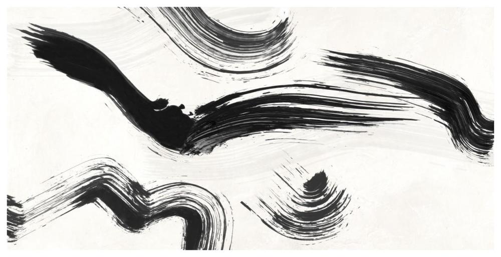 Flight in the Wind-Paper Art-74"x38"