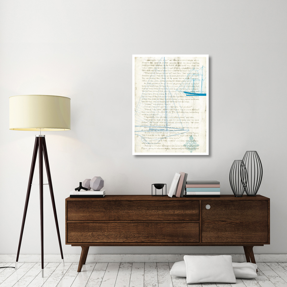 Classic Sailing II-Paper Art-32&quotx42"