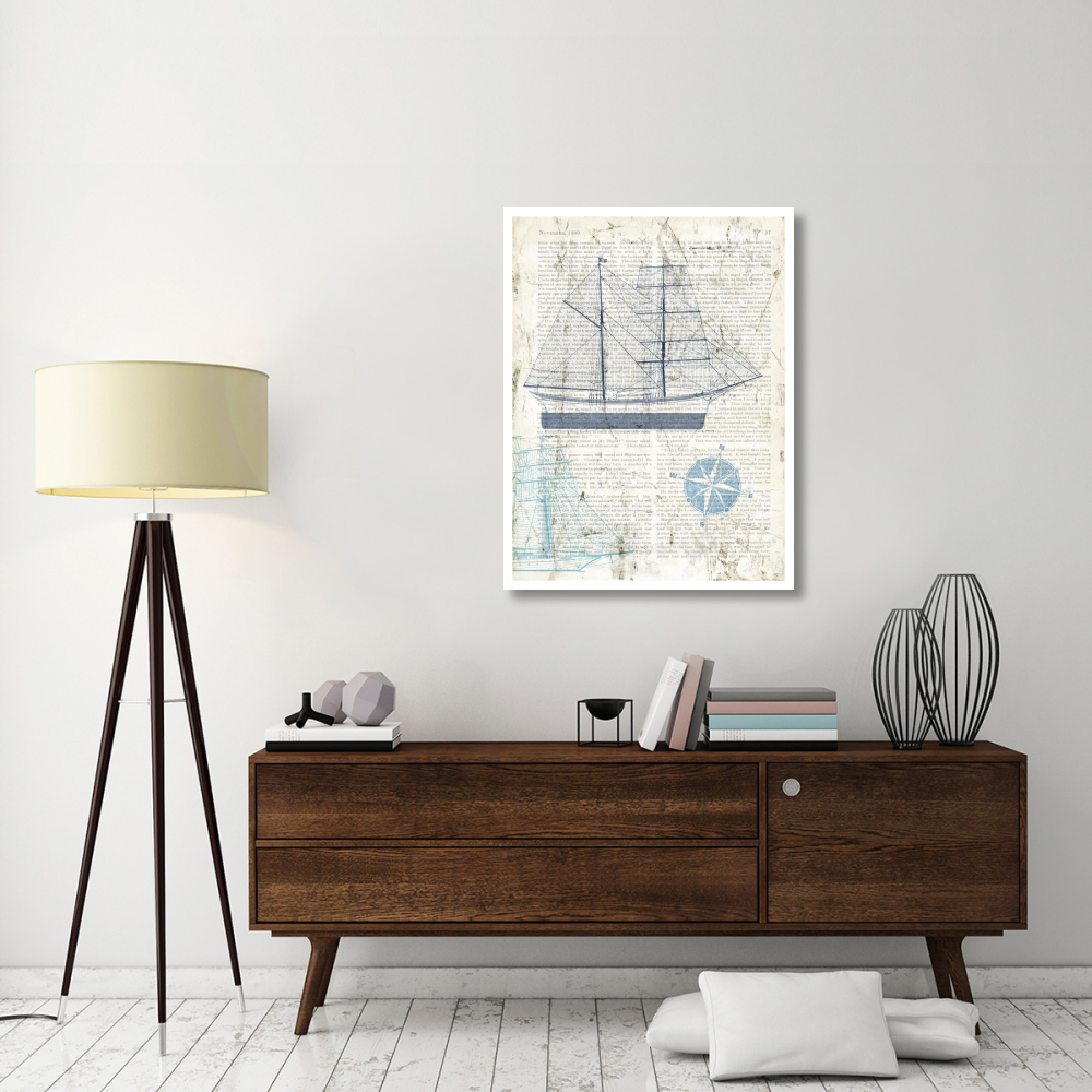 Classic Sailing I-Paper Art-32&quotx42"