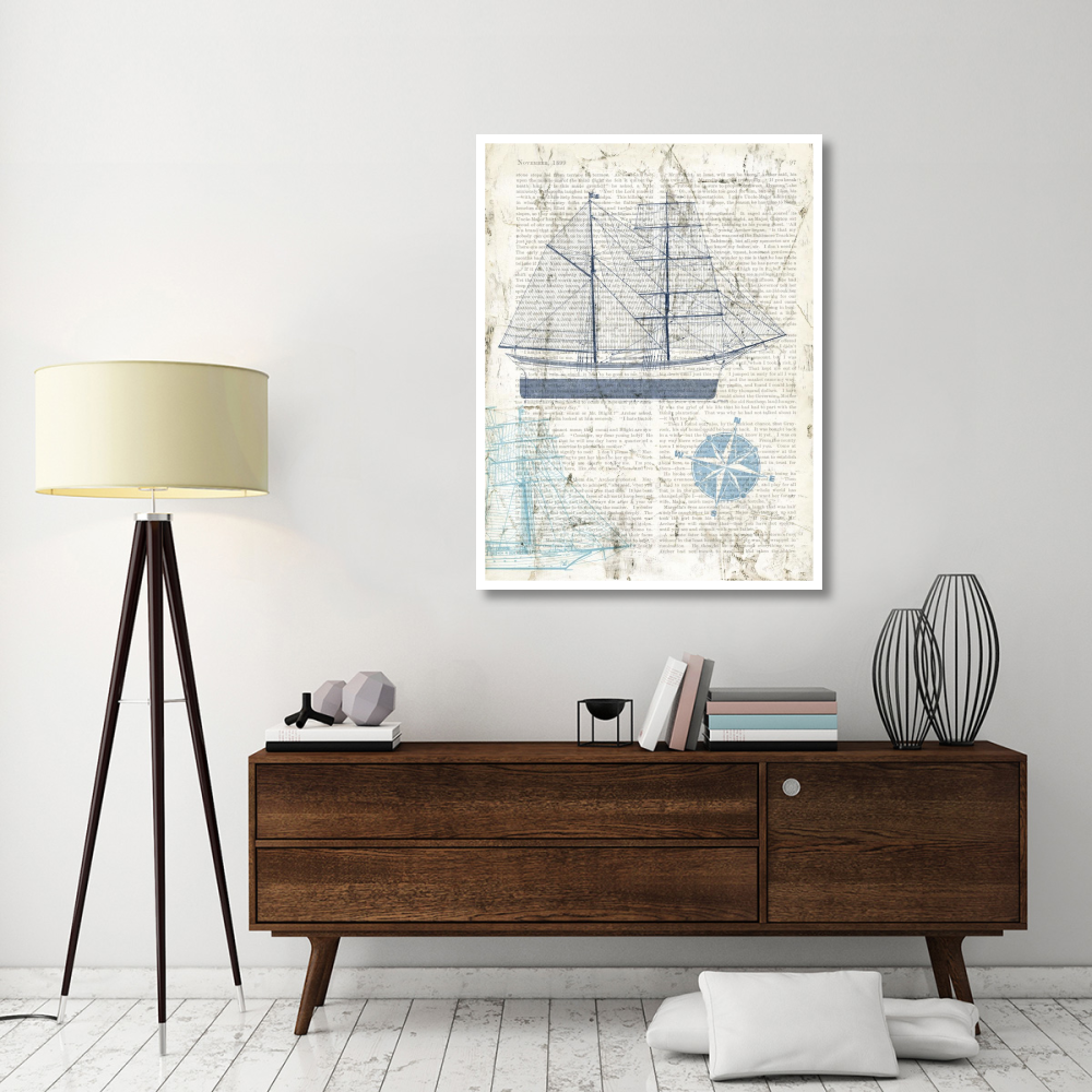 Classic Sailing I-Paper Art-38&quotx50"