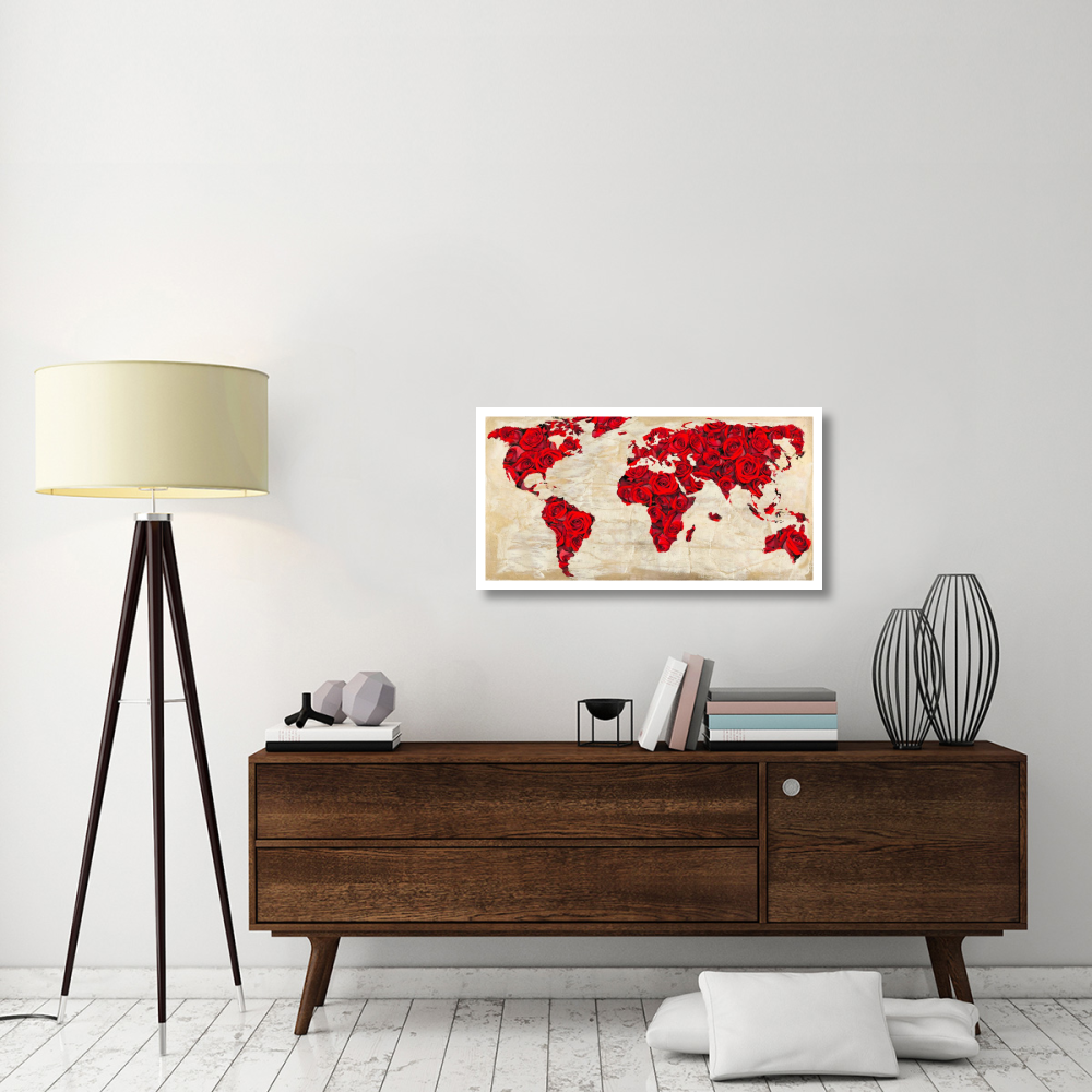 A World for Lovers-Paper Art-38&quotx20"