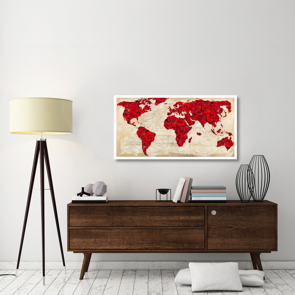 A World for Lovers-Paper Art-50&quotx26"