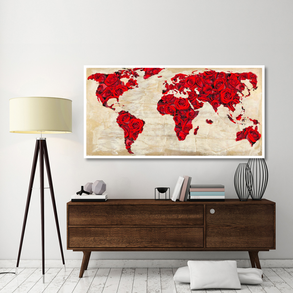 A World for Lovers-Paper Art-74&quotx38"