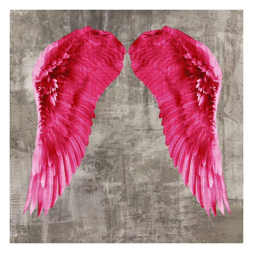 Angel Wings VI-Paper Art-26"x26"