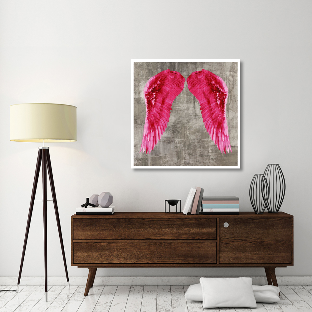 Angel Wings VI-Paper Art-42&quotx42"
