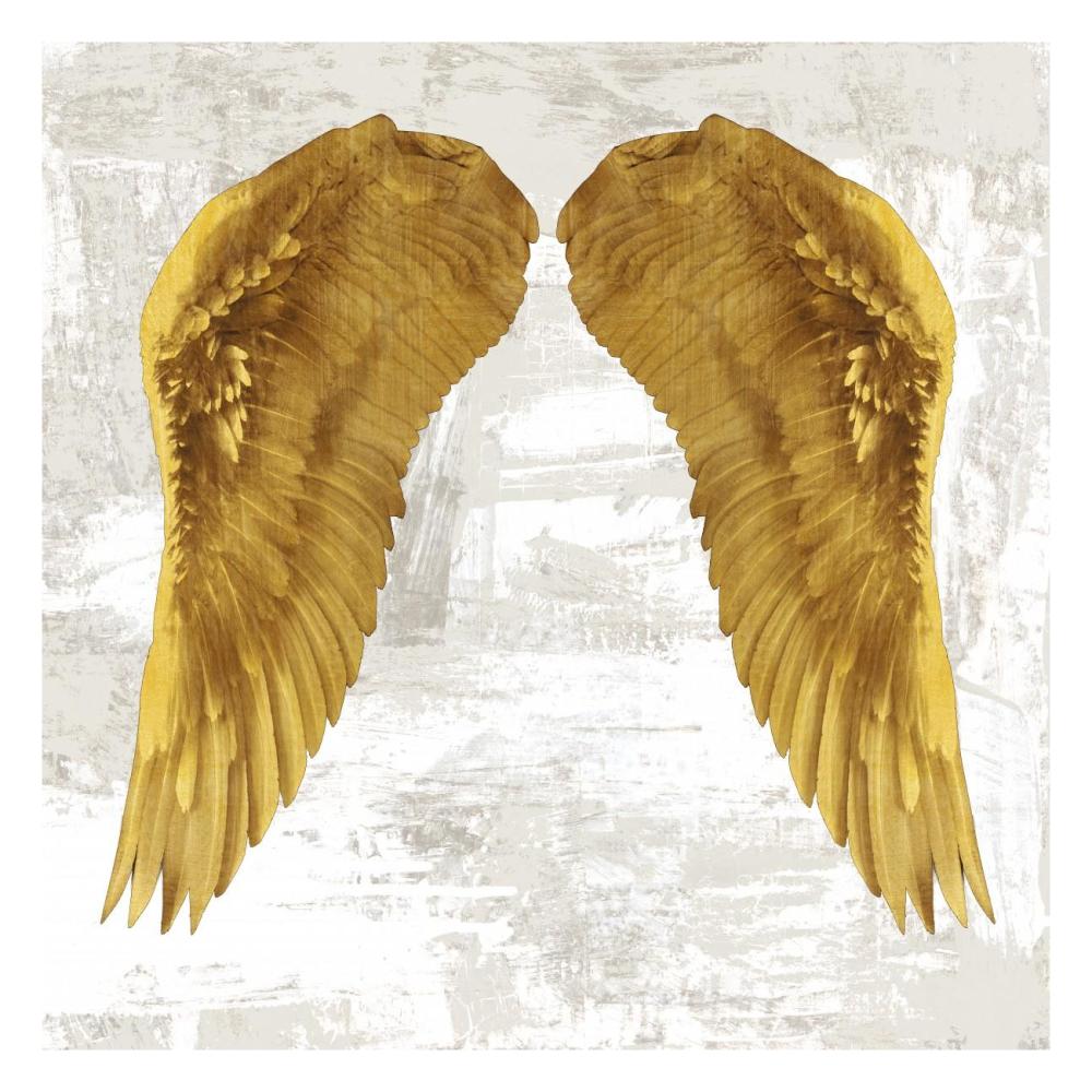 Angel Wings IV-Paper Art-26"x26"