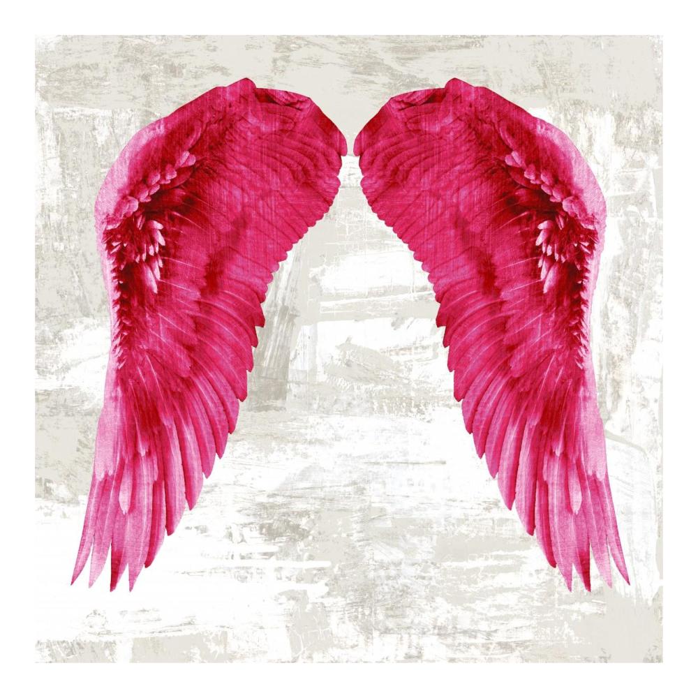 Angel Wings III-Paper Art-20"x20"