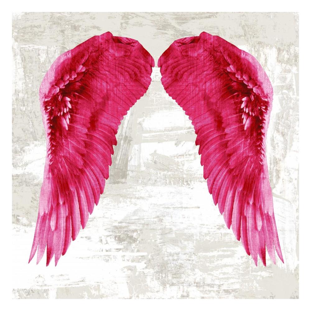 Angel Wings III-Paper Art-26"x26"