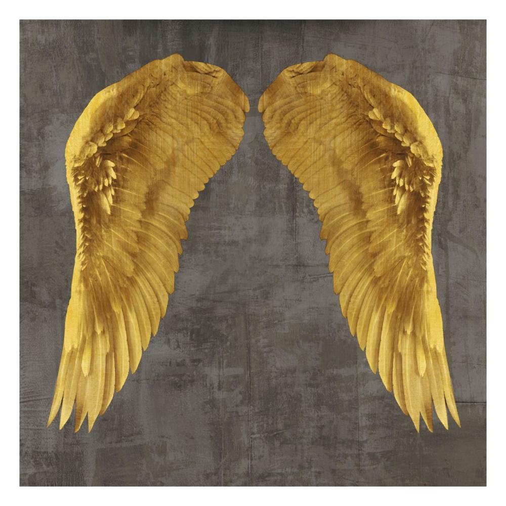 Angel Wings I-Paper Art-26"x26"