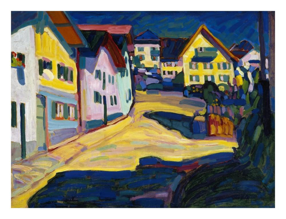 Murnau Burggrabenstrasse-Paper Art-26"x20"