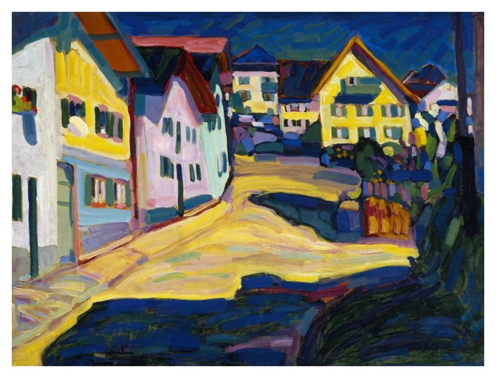 Murnau Burggrabenstrasse-Paper Art-42"x32"