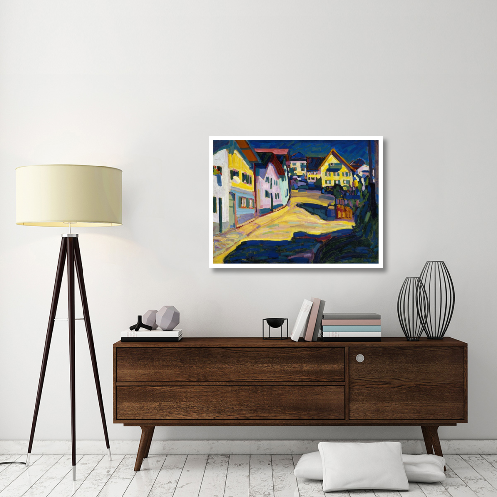 Murnau Burggrabenstrasse-Paper Art-42&quotx32"