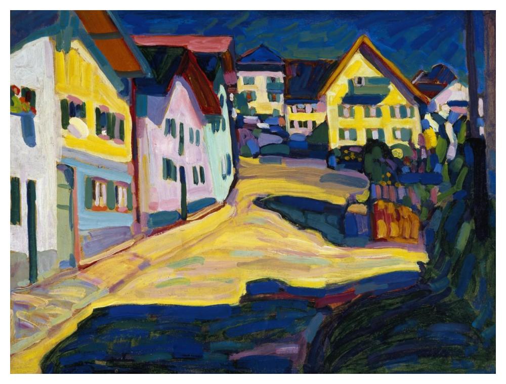 Murnau Burggrabenstrasse-Paper Art-50"x38"
