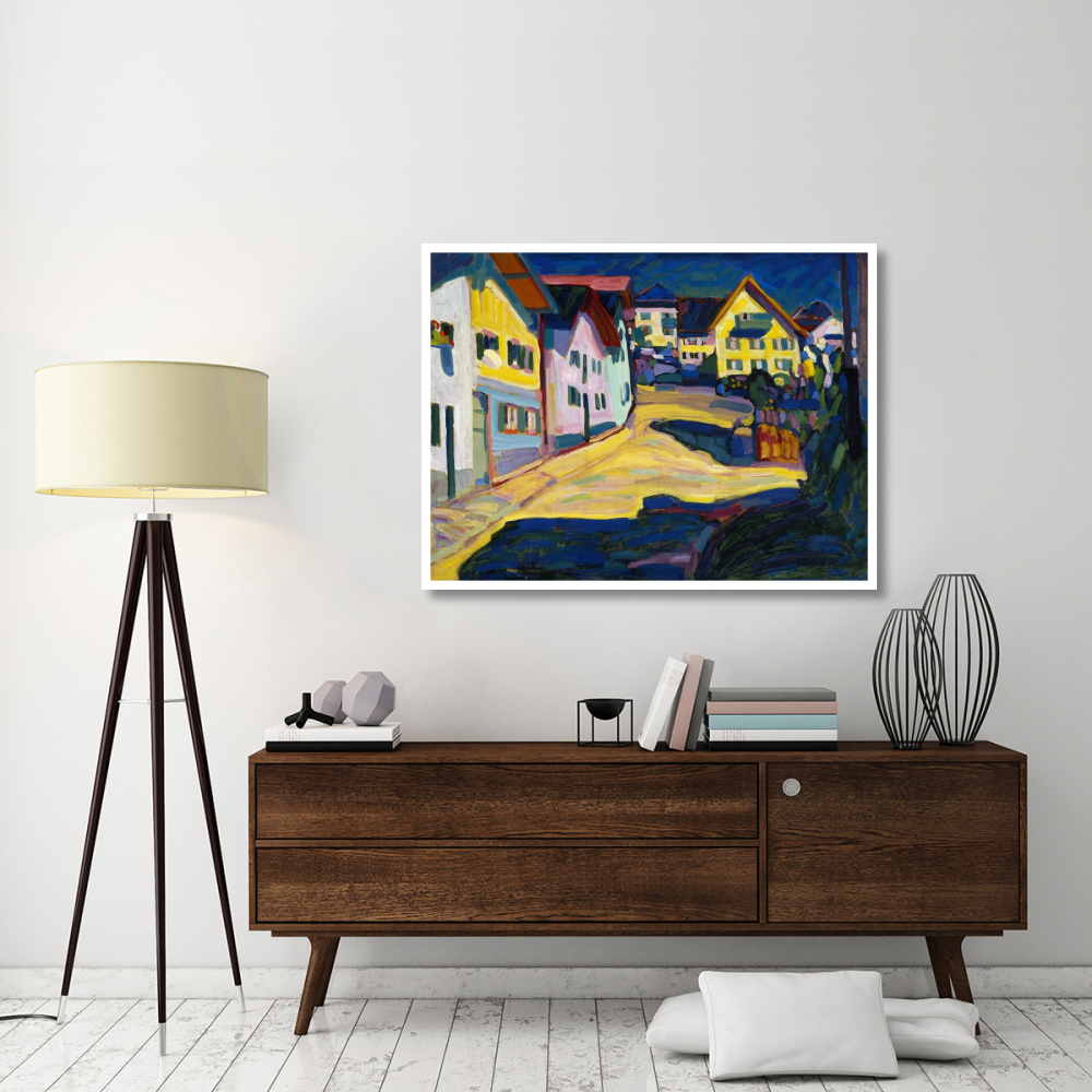 Murnau Burggrabenstrasse-Paper Art-50&quotx38"