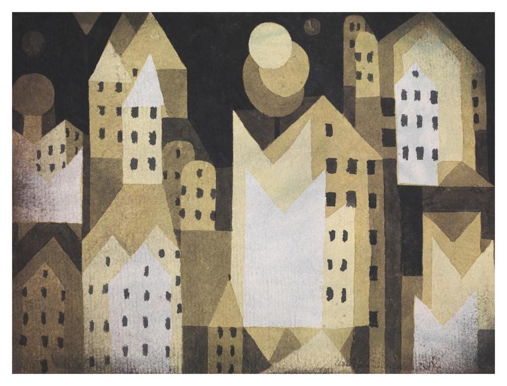 Cold City-Paper Art-42"x32"
