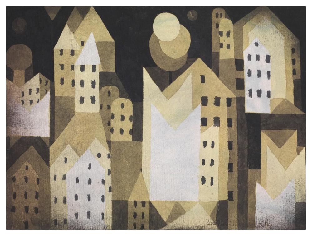 Cold City-Paper Art-50"x38"
