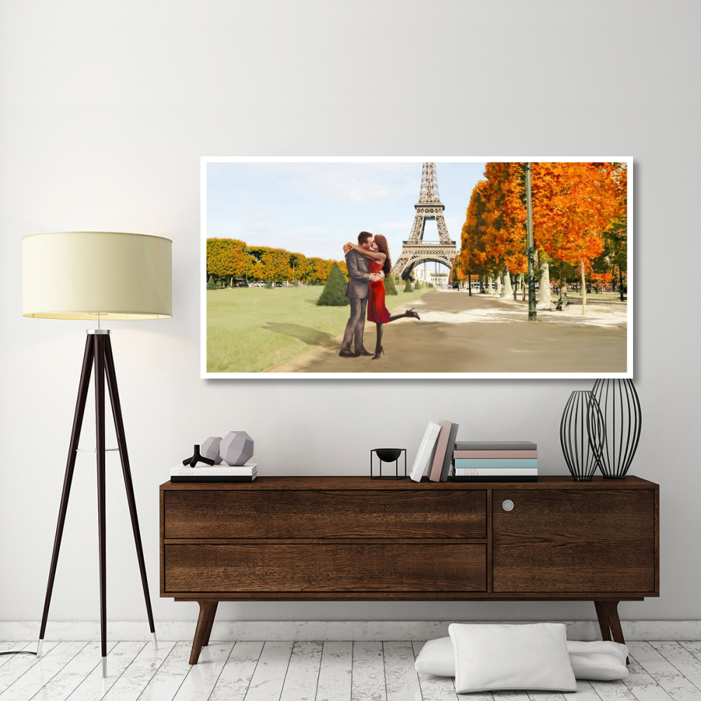 Boulevard of Trees (detail)-Paper Art-74&quotx38"
