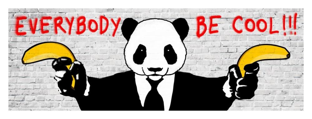 Everybody Be Cool!!!-Paper Art-38"x14"