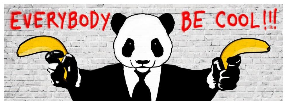 Everybody Be Cool!!!-Paper Art-74"x26"