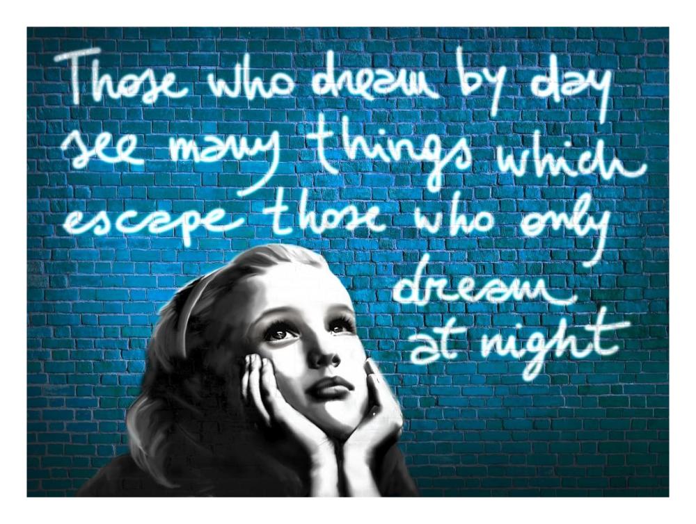 Dream by Day-Paper Art-26"x20"