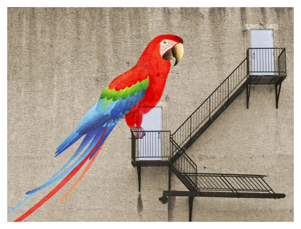 Escape from your cage-Paper Art-42"x32"