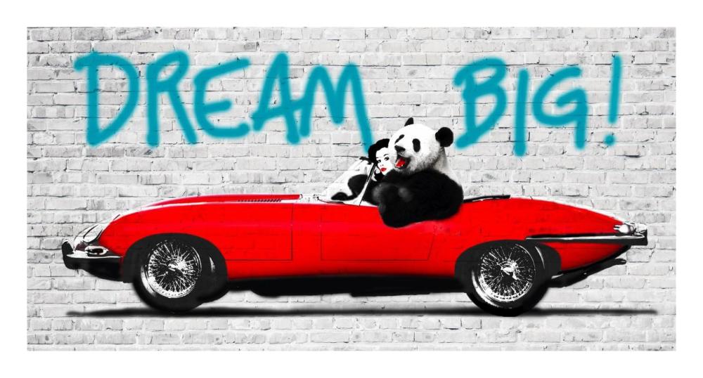 Dream Big!-Paper Art-26"x14"