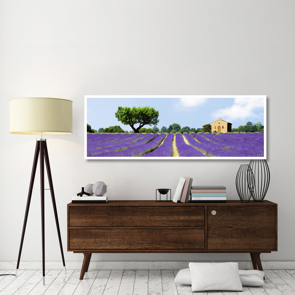 Lavender Fields, France-Paper Art-74&quotx26"