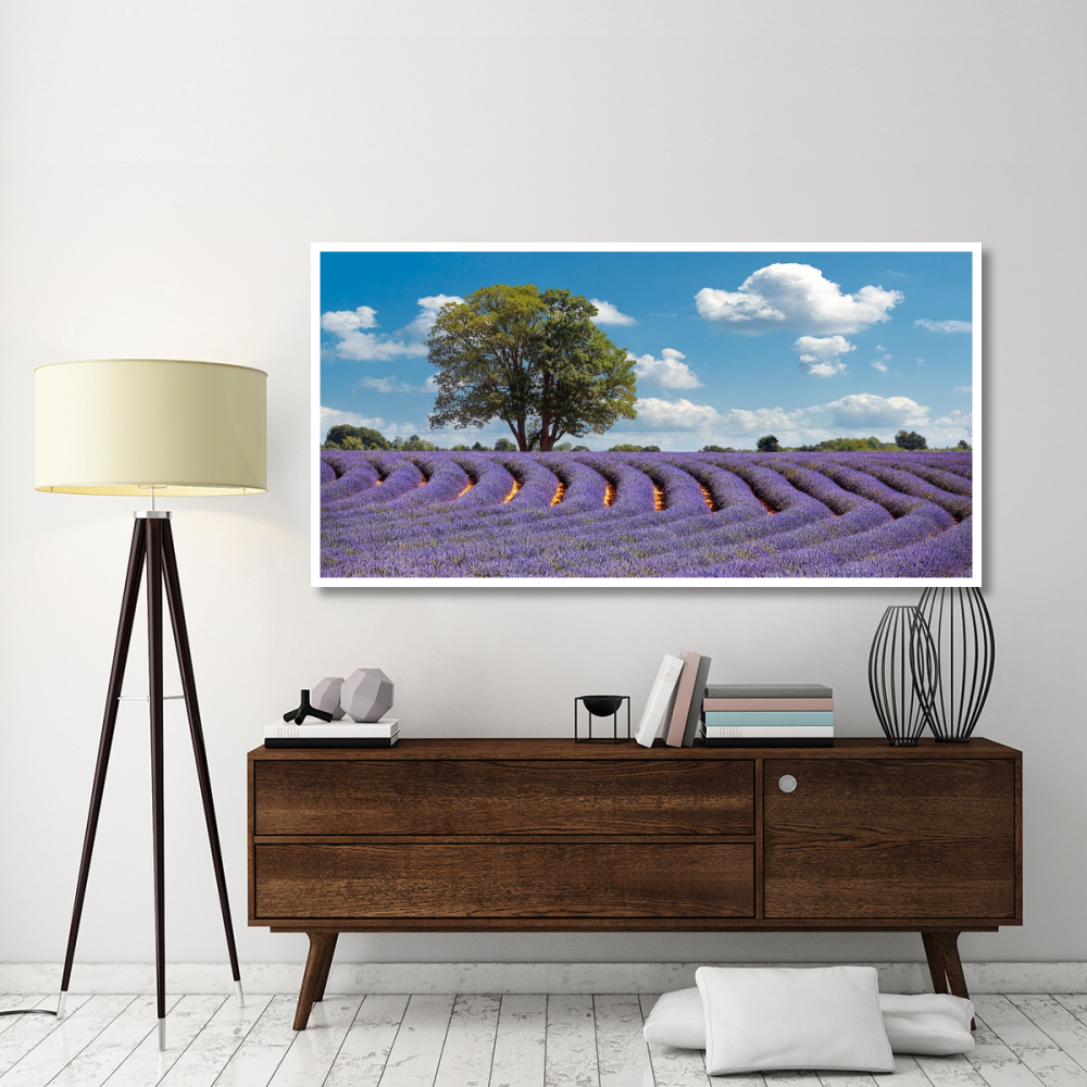 Lavender Field in Provence, France-Paper Art-74&quotx38"