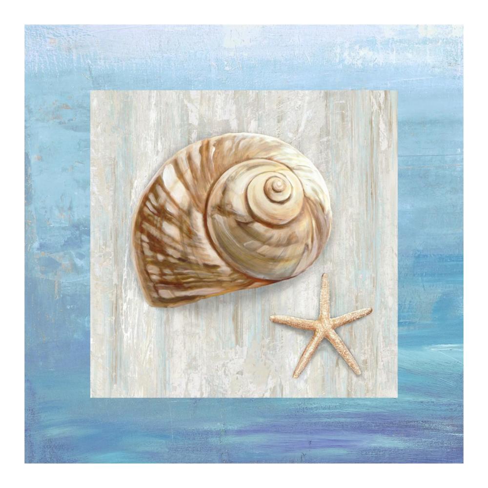 From the Sea IV-Paper Art-20"x20"