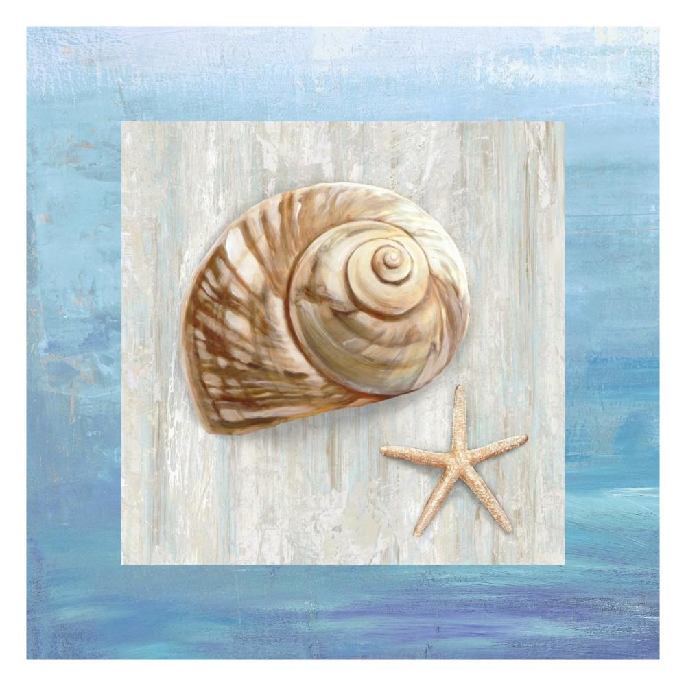 From the Sea IV-Paper Art-26"x26"