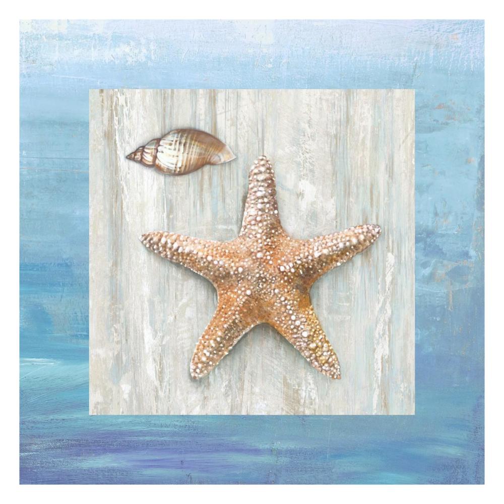 From the Sea II-Paper Art-26"x26"