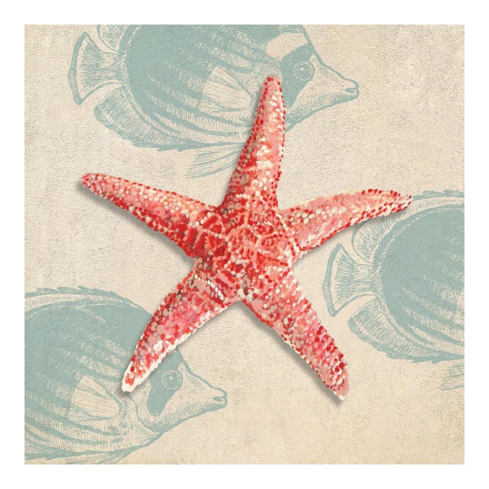 Ocean Gift I-Paper Art-20"x20"