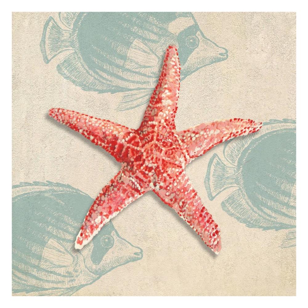 Ocean Gift I-Paper Art-26"x26"