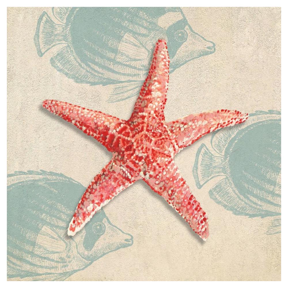 Ocean Gift I-Paper Art-42"x42"