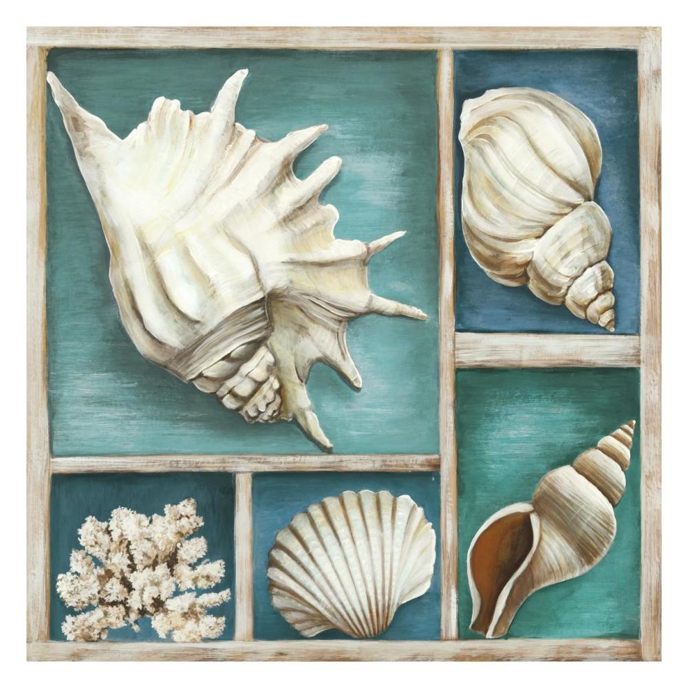 Collection of Memories III-Paper Art-26"x26"