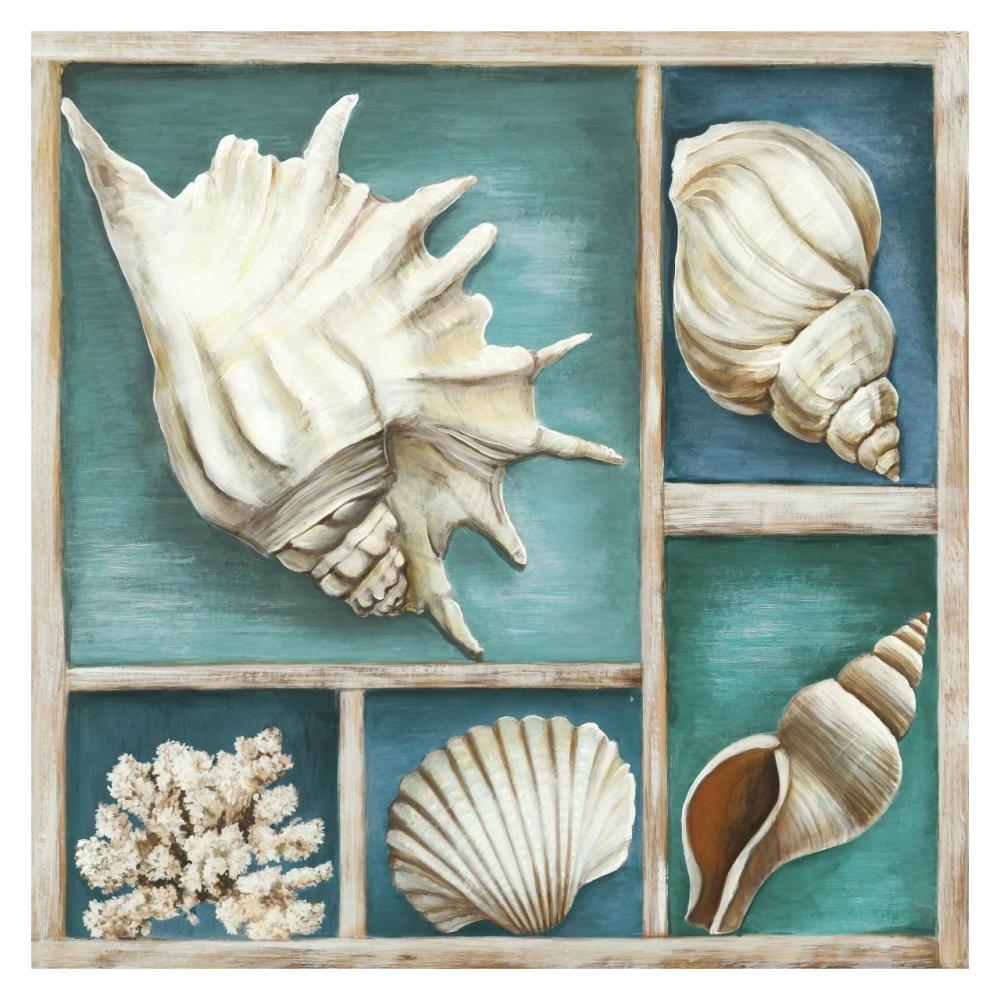 Collection of Memories III-Paper Art-32"x32"