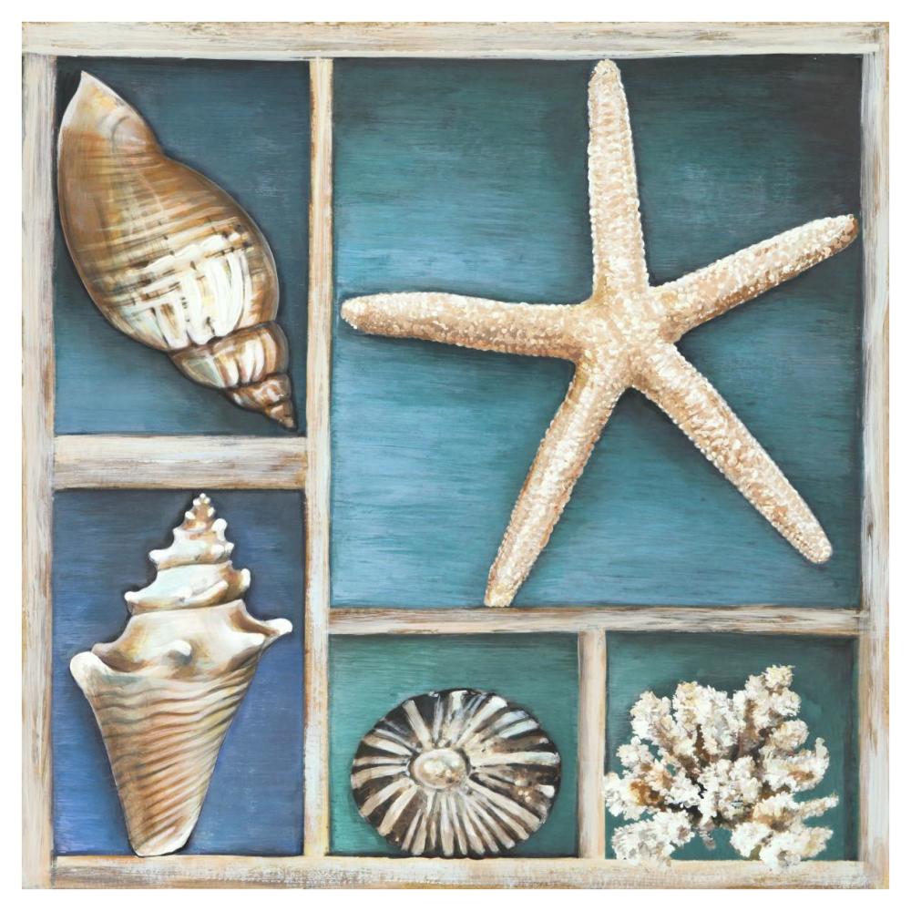 Collection of Memories II-Paper Art-42"x42"